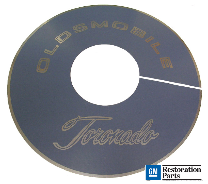 Aluminum Air Cleaner Top Plate, 1968-69 Olds Toronado