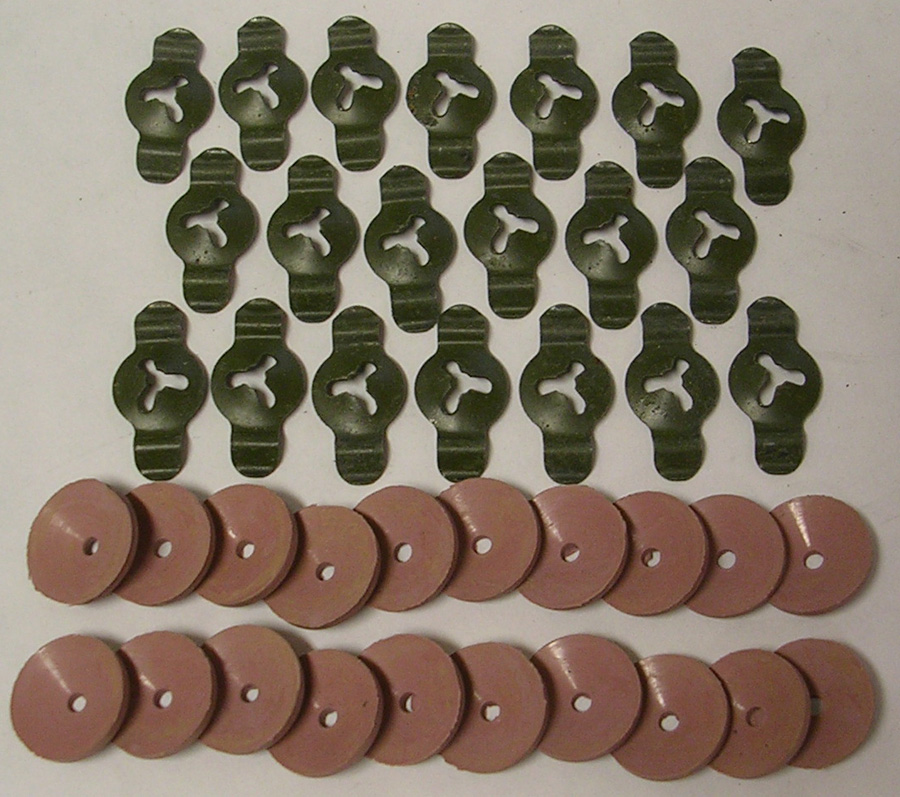 Trunk letter fastener set, 20 pieces, 1958 Oldsmobile  Super 88 and 98