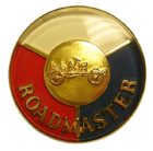 FRONT BUMPER EMBLEM INSERT, 1953 BUICK ROADMASTER