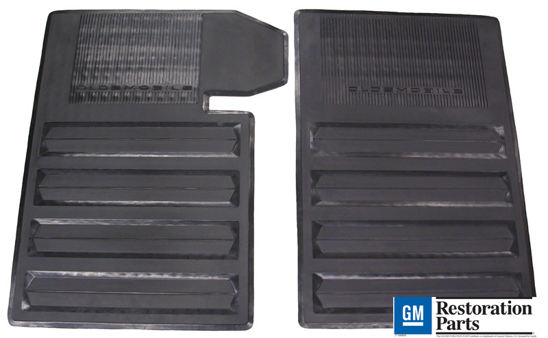Front Floor Mats - 1964-67 CUTLASS & 442, 1965-70 88, 98, Starfire