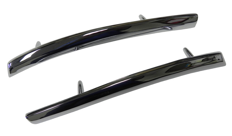 Front Fender Side Extension Moldings, Pair, 1968 Cutlass/442
