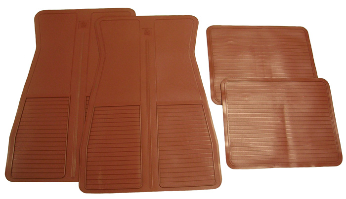 1973-77 Cutlass/442 Floor Mat Set Maroon, 4 pcs