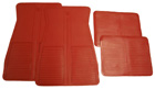 1973-77 Cutlass/442 Floor Mat Set Red, 4 pcs