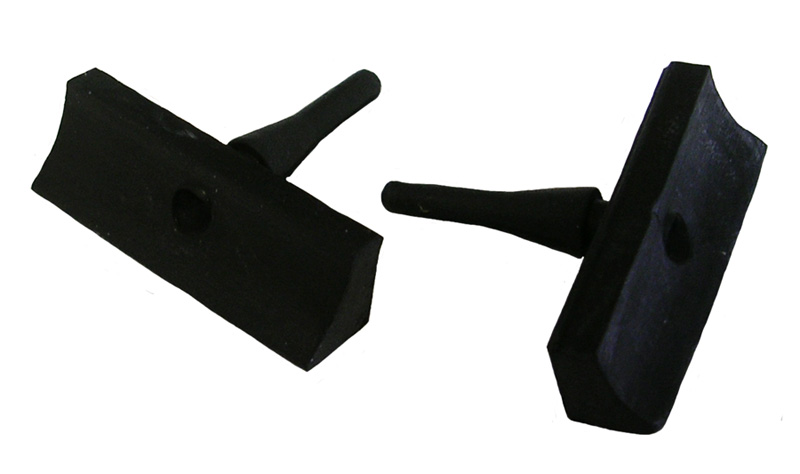 Gas Door Bumpers, pair, 1957 Oldsmobile