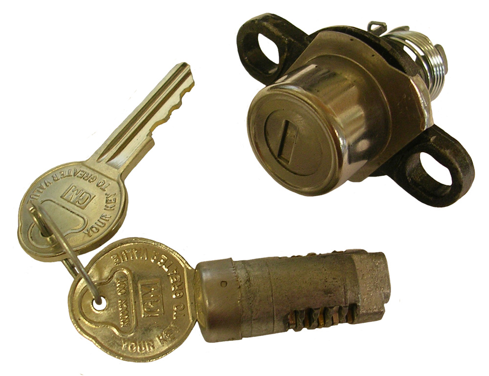 GLOVE BOX & TRUNK LOCK SET, 1966 TORONADO, 1959-60 CADILLAC