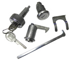 1970-72 glove/trunk/console lock set keyed alike