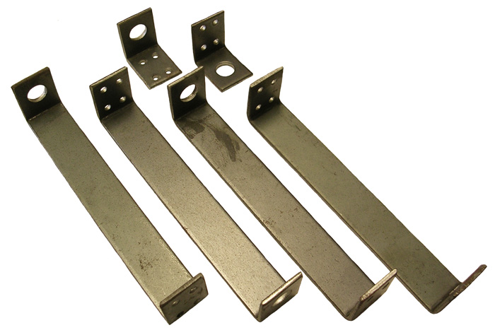 Bumper Scoop Bracket set, 6 pieces, 1968-69 W-30, W-31, W-32