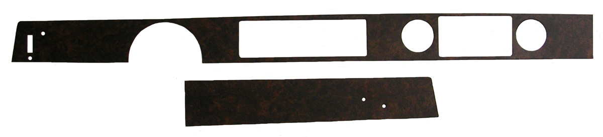 Lower Dash and Glove Box Woodgrain Set, 1972 Cutlass, 442