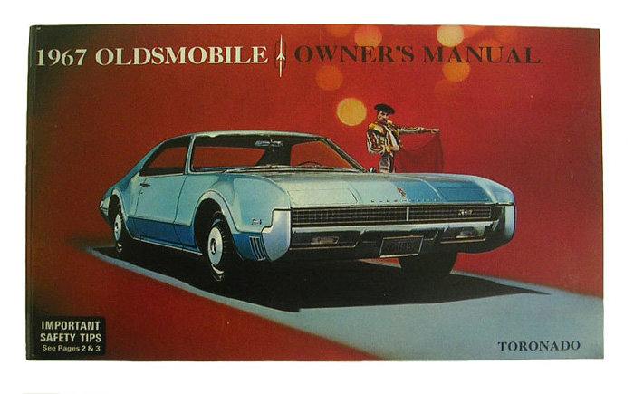 Owner's Manual, 1967 Toronado
