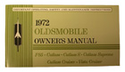 Owner's Manual, 1972 Oldsmobile Cutlass and 442