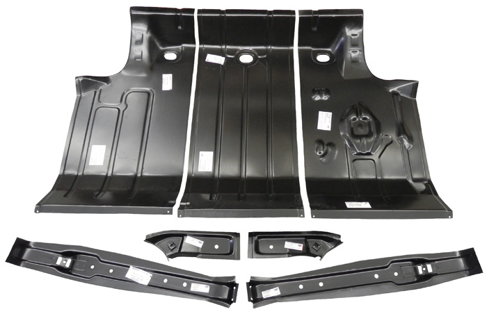 Trunk Floor (7 pc Set) - 1964-67 GM 'A' bodies