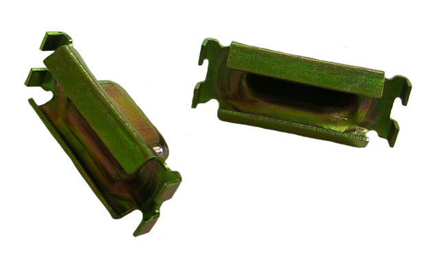 Molding clip, quarter panel and rear door, 1958 Oldsmobile