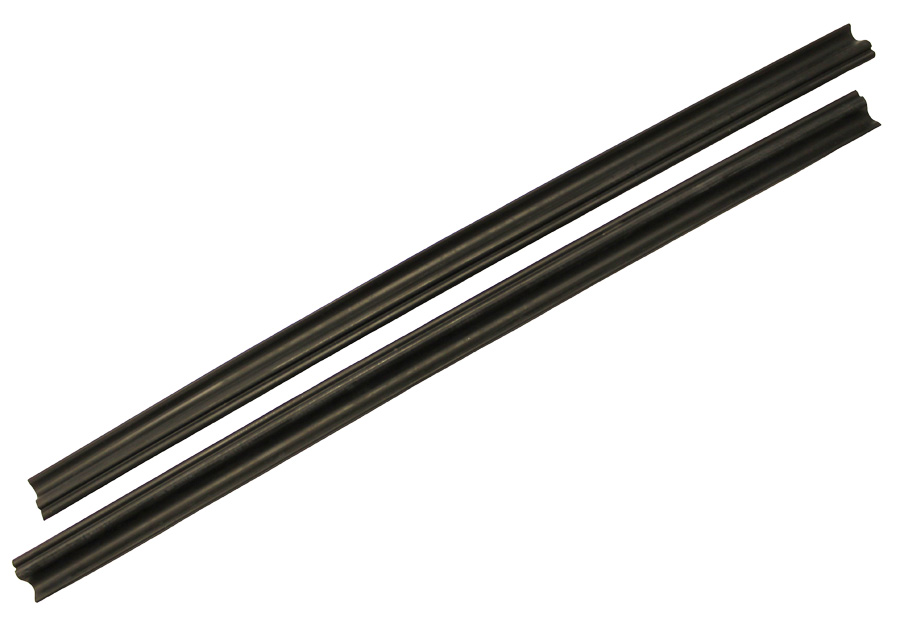 Quarter Window Vertical Weatherstrips, pair, 1949-60