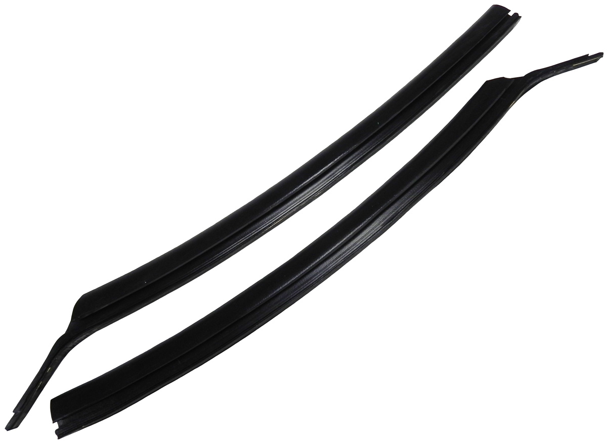 Rear Quarter Window Vertical Weatherstrips, pair, 1965-66 Oldsmobile and Buick