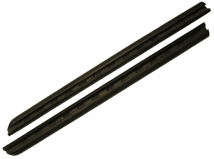Rear Door Window Leading Edge Weatherstrips, pair, 1968-72 Cutlass and Skylark four door hardtops