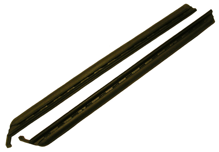 Quarter Window Vertical Weatherstrips, pair, 1968-72 Oldsmobile and Buick, 1969-70 Cadillac