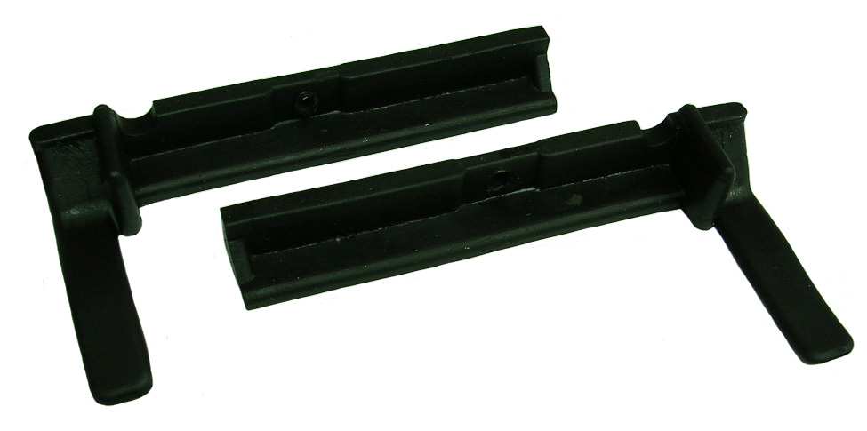 Flipper Molding End Weatherstrips, pair, 1954-56 Oldsmobile and Buick two door hardtops