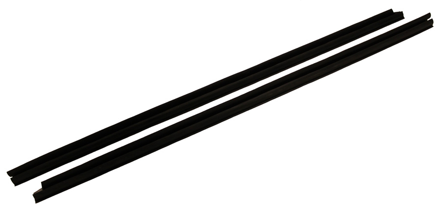 Roof Rail Weatherstrips, pair, 1957-58 Oldsmobile 88, Buick Special and Century two door hardtops
