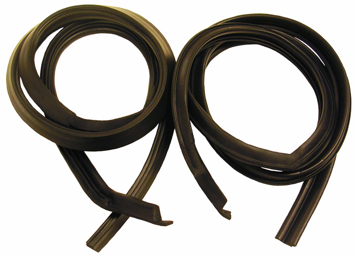 Roof Rail Weatherstrips, pair, 1966-67 Cutlass, 442, Buick Skylark and GS two door hardtops