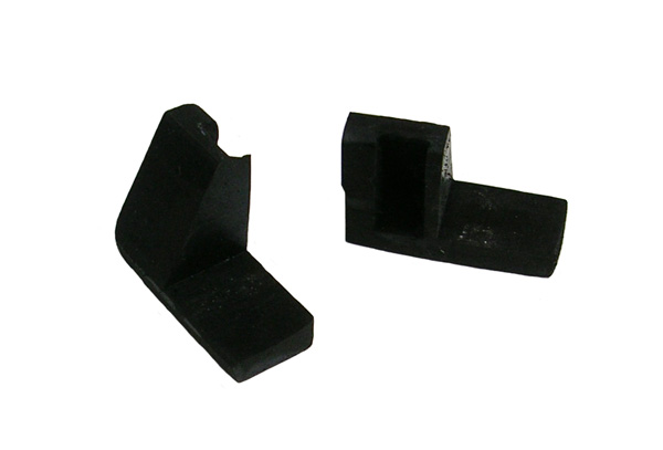 Outer Roof Rail Seals at Quarter Window, pair, 1957-58 Cadillac, 1954-58 Buick and Oldsmobile two door hardtops