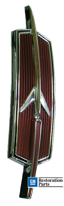 1968-72 OLDS VISTA CRUISER TAIL GATE ROCKET EMBLEM