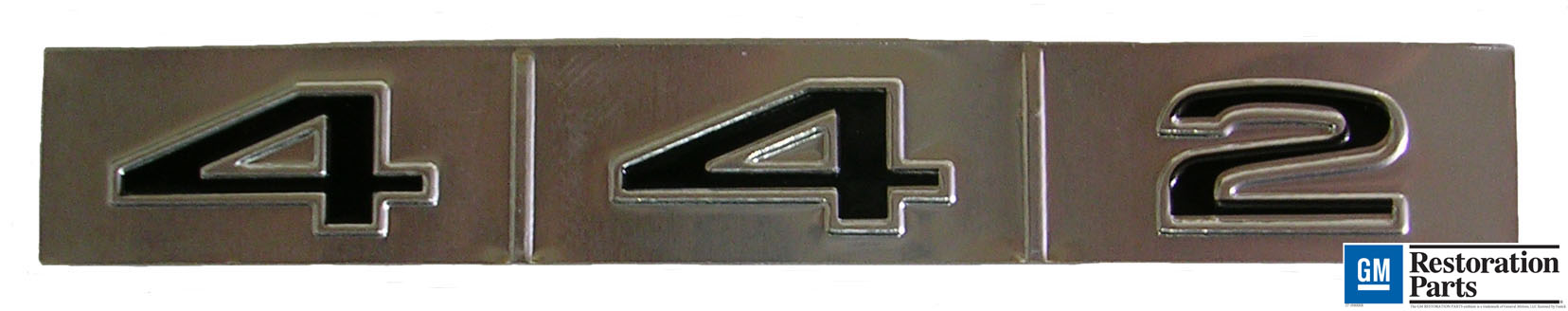 1968-69 442 Glove Box Emblem