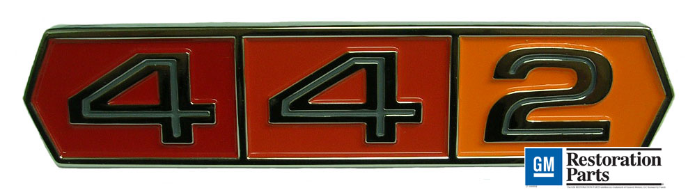 '442' Trunk Emblem, 1966-67 Olds 442