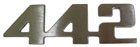 1974-75 442 Trunk Emblem