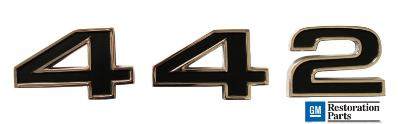 1968 Oldsmobile '442' Front Fender Emblems