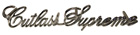 Grille Script, 1971 Oldsmobile Cutlass Supreme