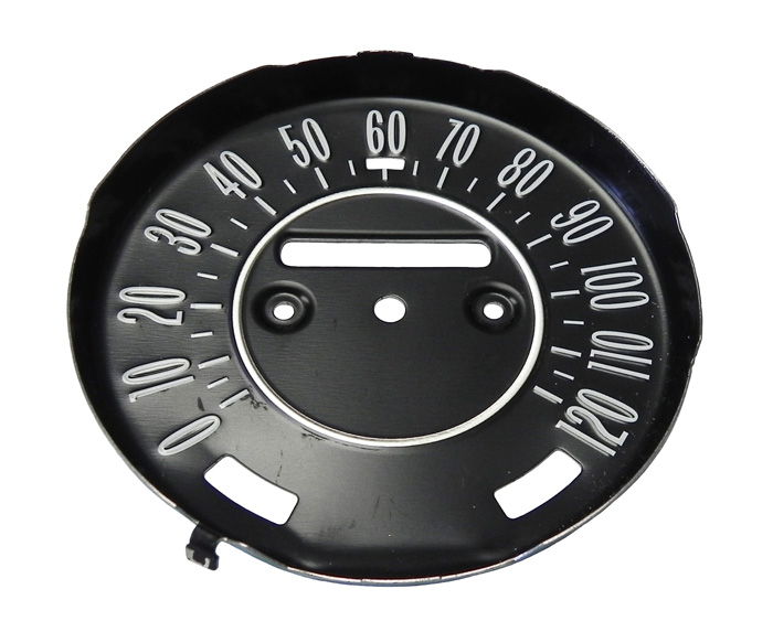 1968-69 Cutlass 442 Speedometer Gauge Face for floor shift cars
