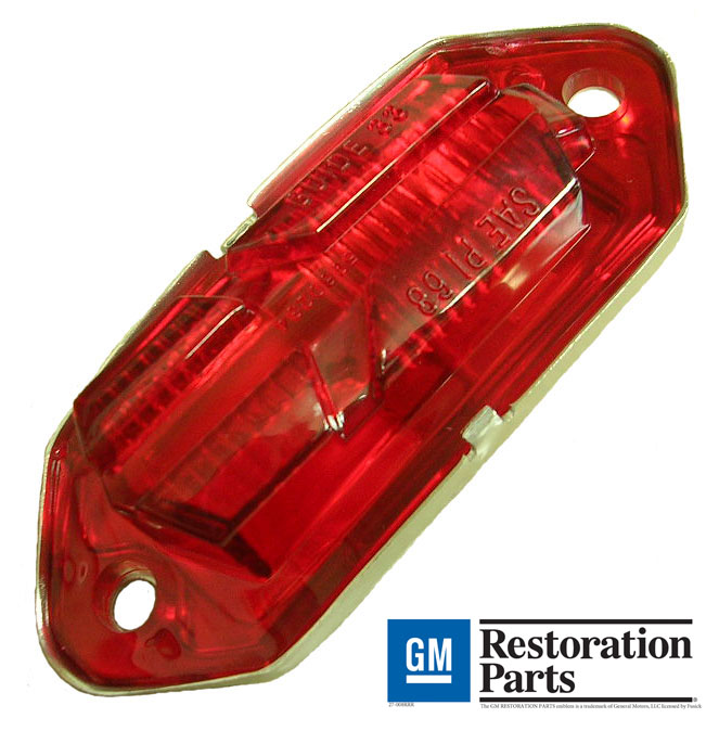 Rear Side Marker Rocket Lens Assembly, 1968-69 Cutlass/442
