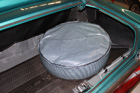 Spare tire cover, aqua houndtooth, 1964-68 Oldsmobile