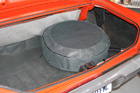 Spare Tire Cover, grey green felt, 1969-72 Oldsmobile