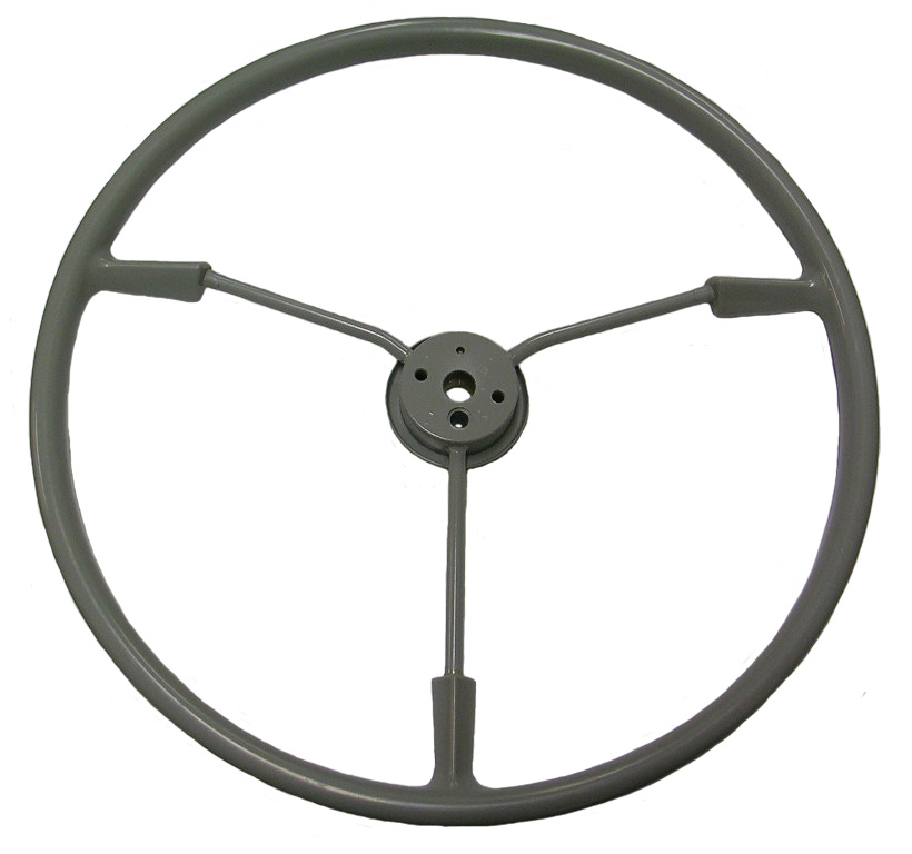 Deluxe Steering Wheel, Grey, 1952 Oldsmobile