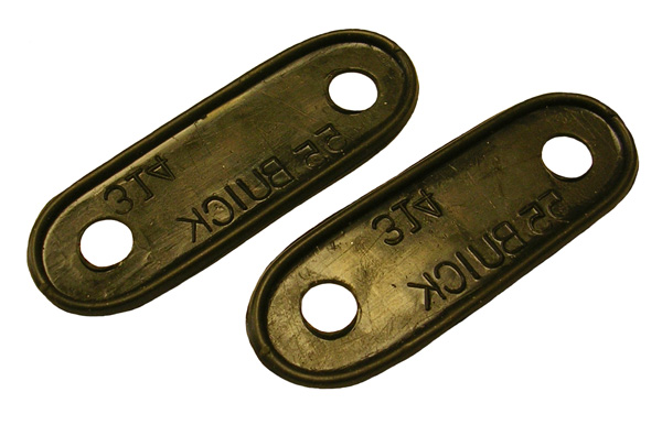 Trunk Handle Mounting Pads, pair - Buick 1955-58 various models