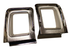 Chrome Tail Light Bezels, Pair, 1967 Cutlass Supreme