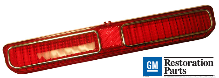 Tail Light Lens with Moldings, 1968 Olds Cutlass S & 442