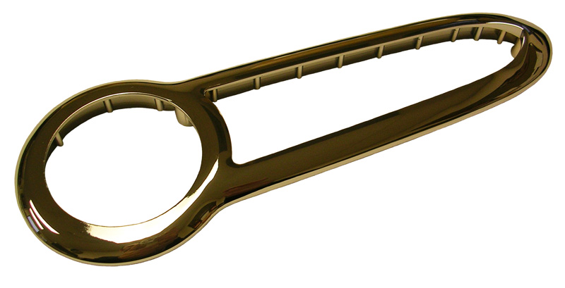 Tail light chrome bezel, 1942-48 Buick Super and Roadmaster