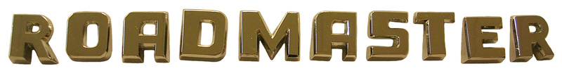 Roadmaster Trunk Letter Set - 1957 Buick Roadmaster