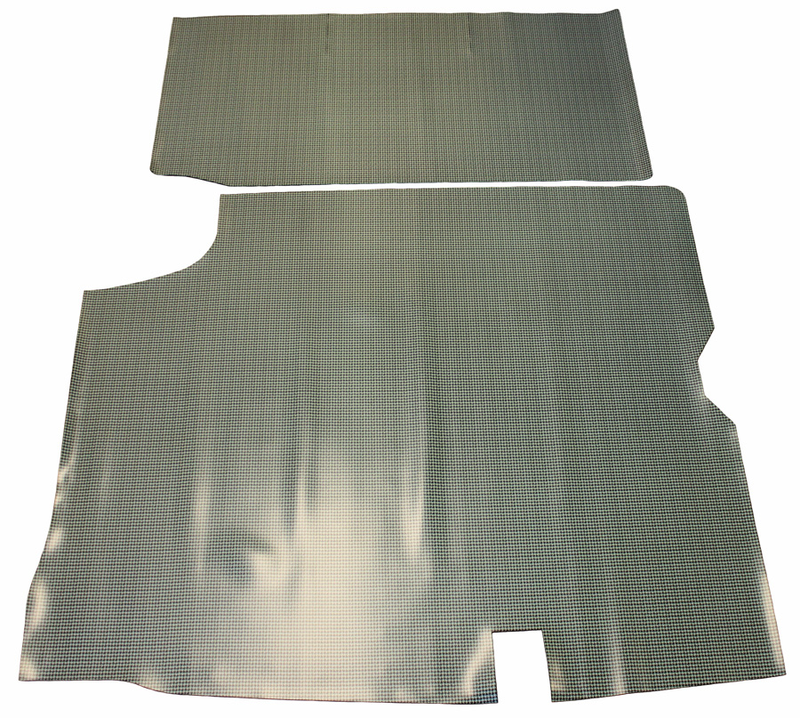 Trunk Mat, aqua and black houndstooth, 1966-67 Cutlass and 442