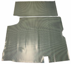 Trunk Mat, aqua and black houndstooth, 1966-67 Cutlass and 442