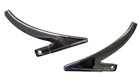Chrome Vinyl Top Front Moldings, pair, 1970-72 Cut S & 442