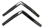 Chrome Vinyl Top Corner Moldings, pair, 1970-72 Cut Supreme