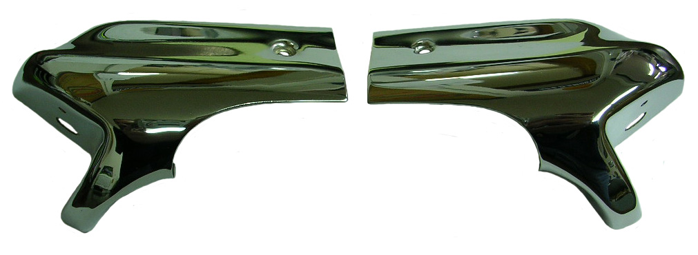 Windshield End Cap Moldings, 1966-67 Cutlass and 442 convertibles