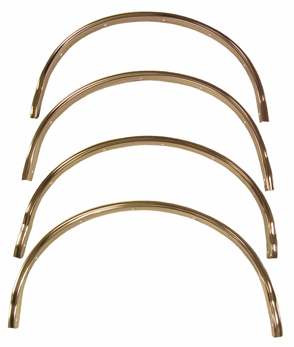 Stainless Wheel Opening Moldings, 1968-69 Cutlass/442