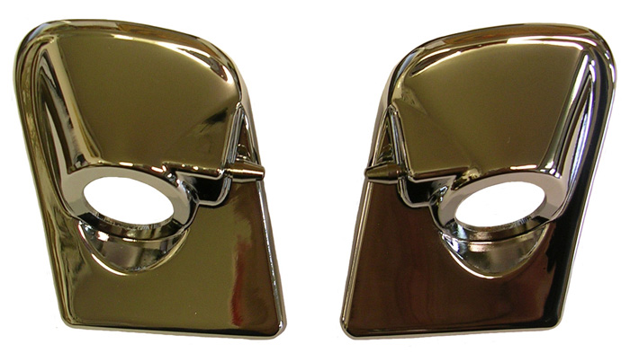Chrome Wiper Escutcheons - Oldsmobile